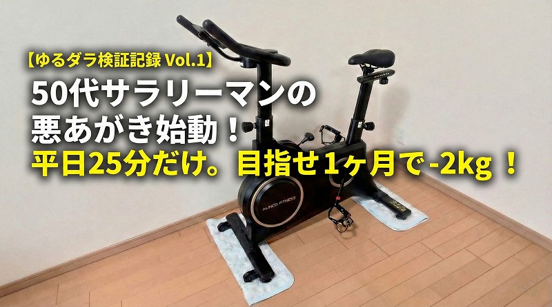 エアロバイク挑戦